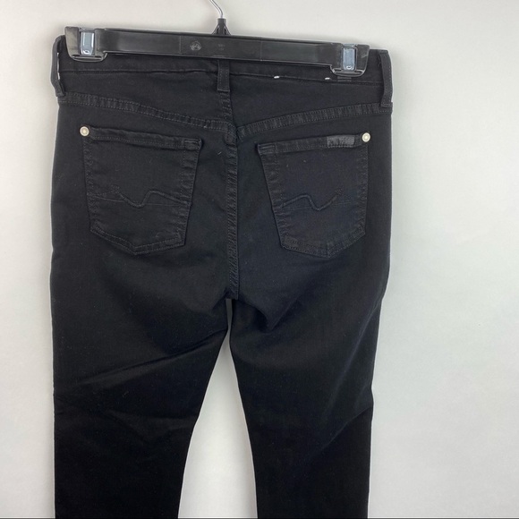 7 for all Mankind Kimmie Crop black jeans - Picture 3 of 6